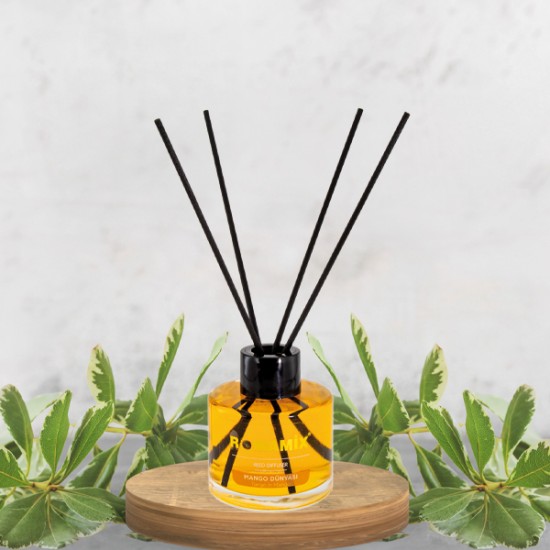 Romamix Mango Dünyası Dekoratif Bambu Çubuklu Oda Kokusu & Oda Parfümü Romamix Mango Dünyası Dekoratif Bambu Çubuklu Oda Kokusu & Oda Parfümü