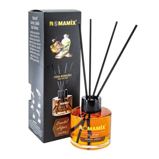 Romamix Sandal Ağacı Dekoratif Bambu Çubuklu Oda Kokusu & Oda Parfümü Romamix Sandal Ağacı Dekoratif Bambu Çubuklu Oda Kokusu & Oda Parfümü