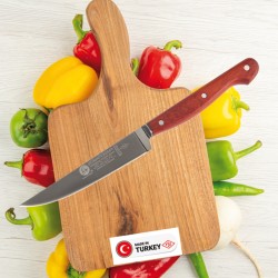 SÜRDÖVBİSA Ahşap Sap El Yapımı Sebze Bıçağı - E61002