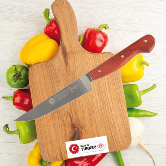 SÜRDÖVBİSA Ahşap Sap El Yapımı Mutfak Bıçağı - E61003