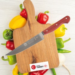 SÜRDÖVBİSA Ahşap Sap El Yapımı Mutfak Bıçağı - E61004