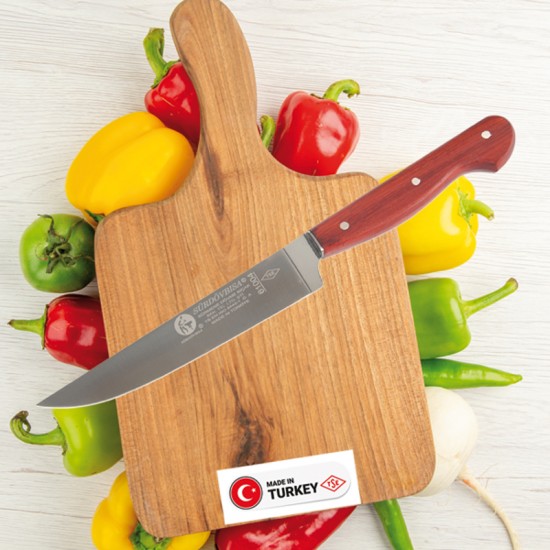 SÜRDÖVBİSA Ahşap Sap El Yapımı Mutfak Bıçağı - E61004