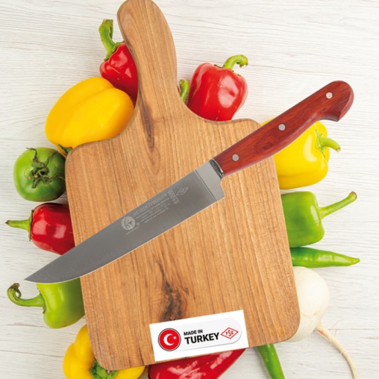 SÜRDÖVBİSA Ahşap Sap El Yapımı Ekmek Bıçağı - E61005
