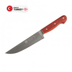 SÜRDÖVBİSA Ahşap Sap El Yapımı Sap Kasap Bıçağı (Sıyırma Bıçağı) – E61006