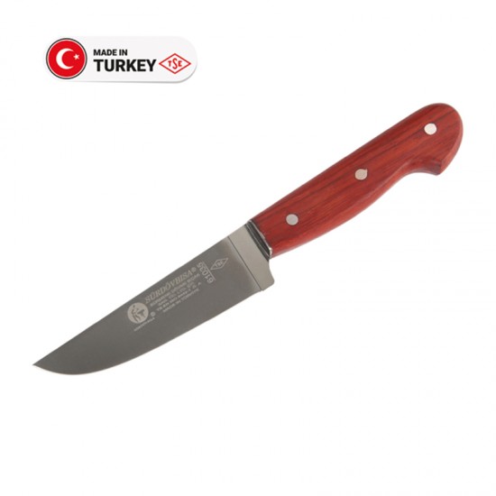 SÜRDÖVBİSA Ahşap Sap El Yapımı Kasap Bıçağı (Deri Yüzme) – E61035