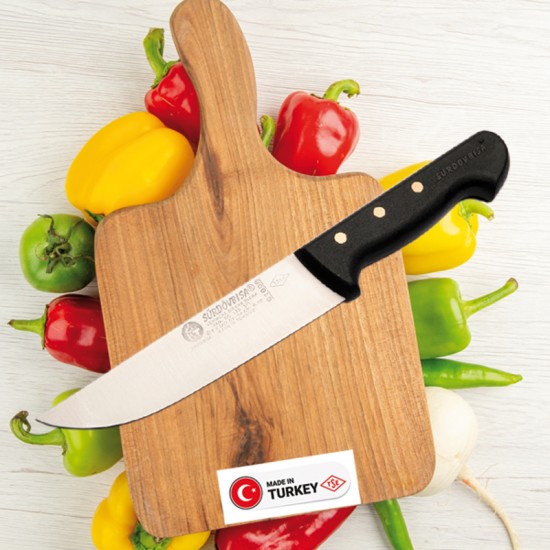 SÜRDÖVBİSA Plastik Pimli Sap Kasap Bıçağı – F61006