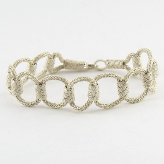 Gümüş Kazaziye Bileklik - Aşk Merdiveni