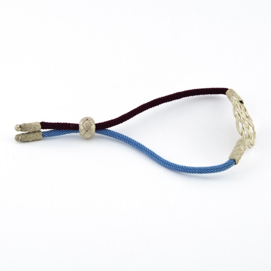 Gümüş Kazaziye Bileklik - Aşk Düğümü