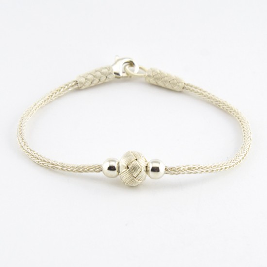 Gümüş Kazaziye Bileklik – Tek Toplu